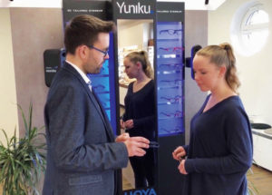 HahnOptik präsentiert als erster Optiker in ganz Nordhessen die Yuniku-Kollektion. Foto: HahnOptik