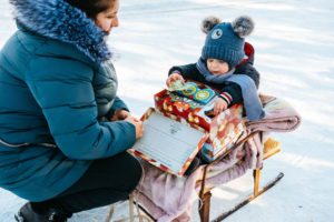 Das Bild entstand nach einer Weihnachtsfeier in Moldau. Foto: Samaritan's Purse e.V./David Vogt